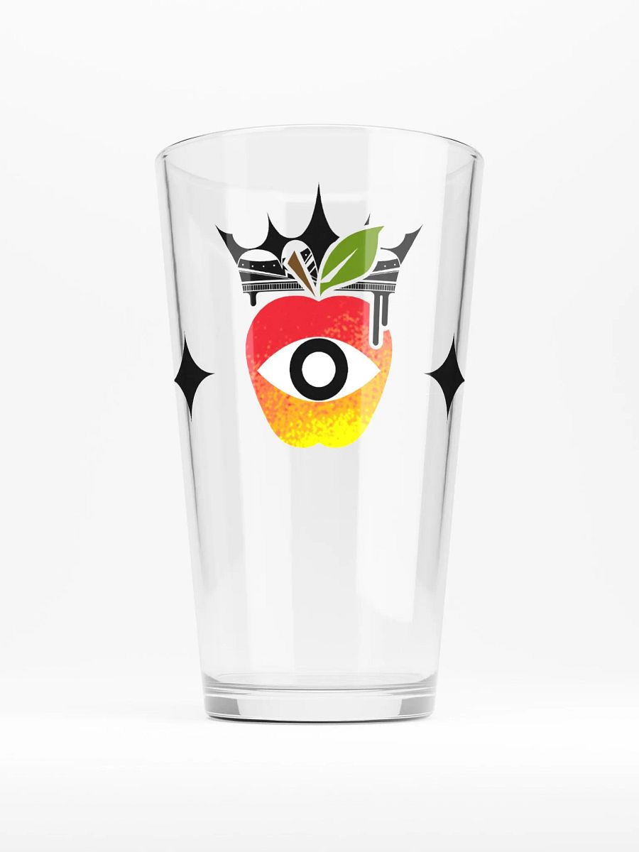 Crowned Apple (Color) ✦ Shaker Pint Glass product image (1)