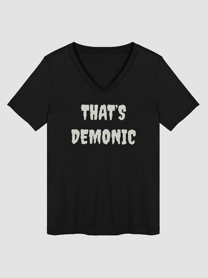 THAT’S DEMONIC Ladies V-Neck product image (1)