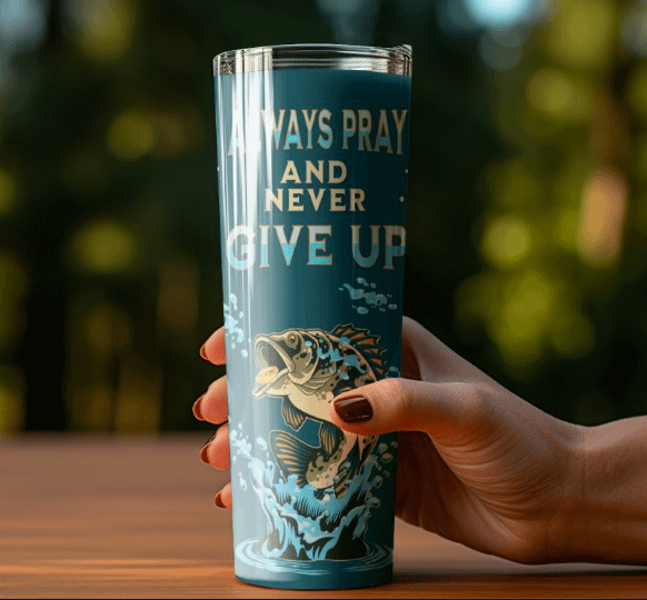 Always Pray Never Give Up Matt 17 20 oz Tumbler product image (1)