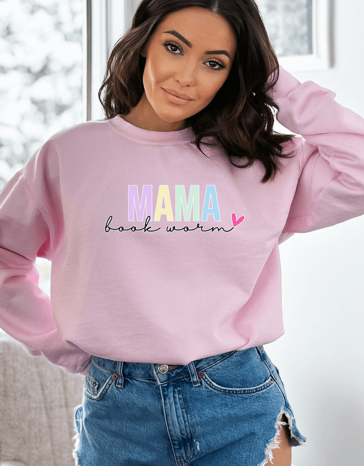 Mama Book Worm SweatShirt product image (9)