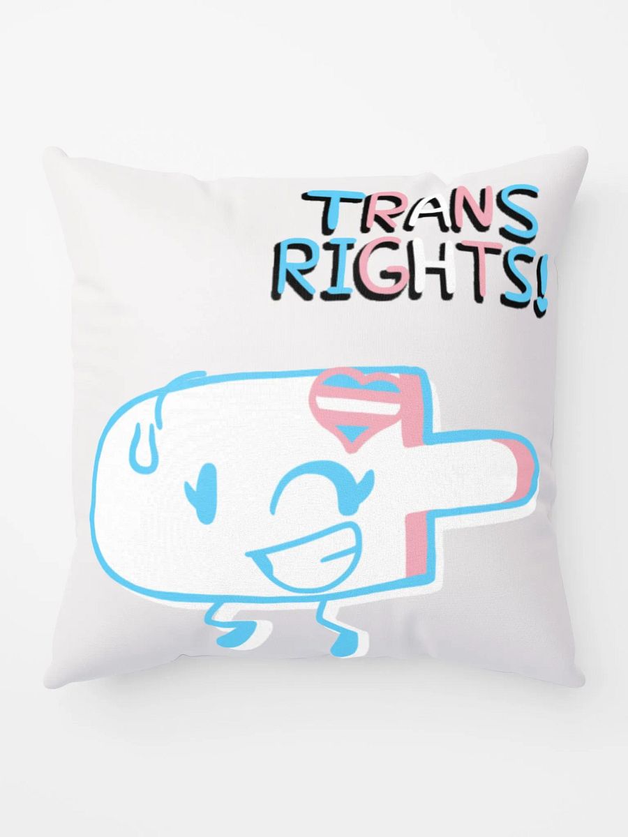 Treasure Tree Trans Rights Pillow product image (5)