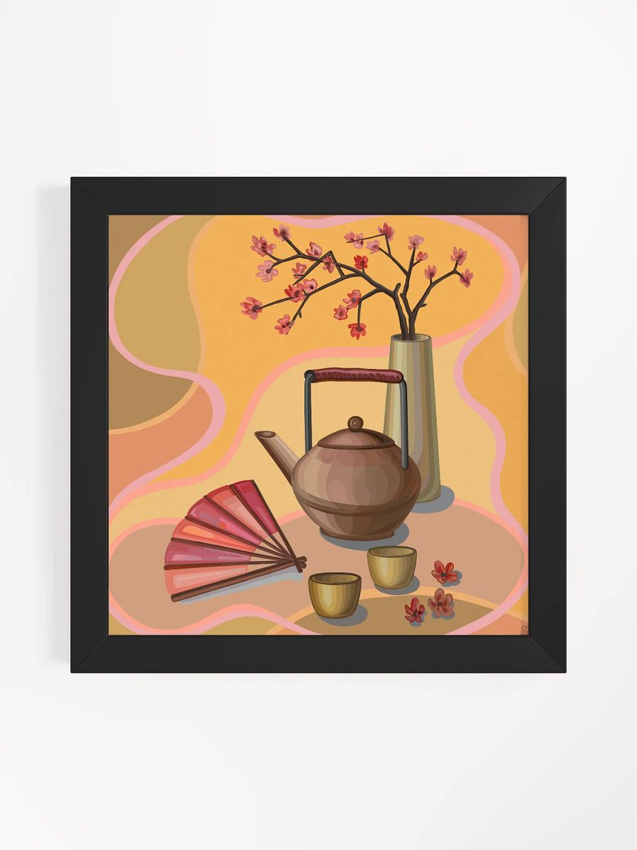 Serenity Blossom Tea Time Poster - Coffee Shop No. 10 product image (1)