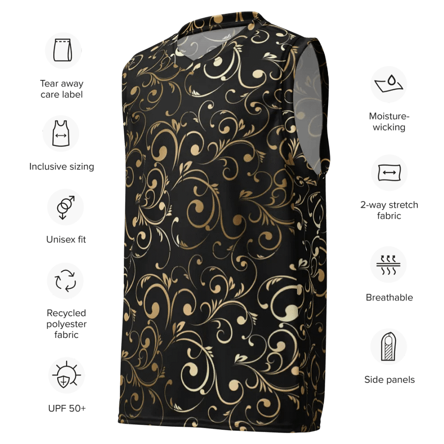 Elegant Activewear Basketball Jersey product image (7)