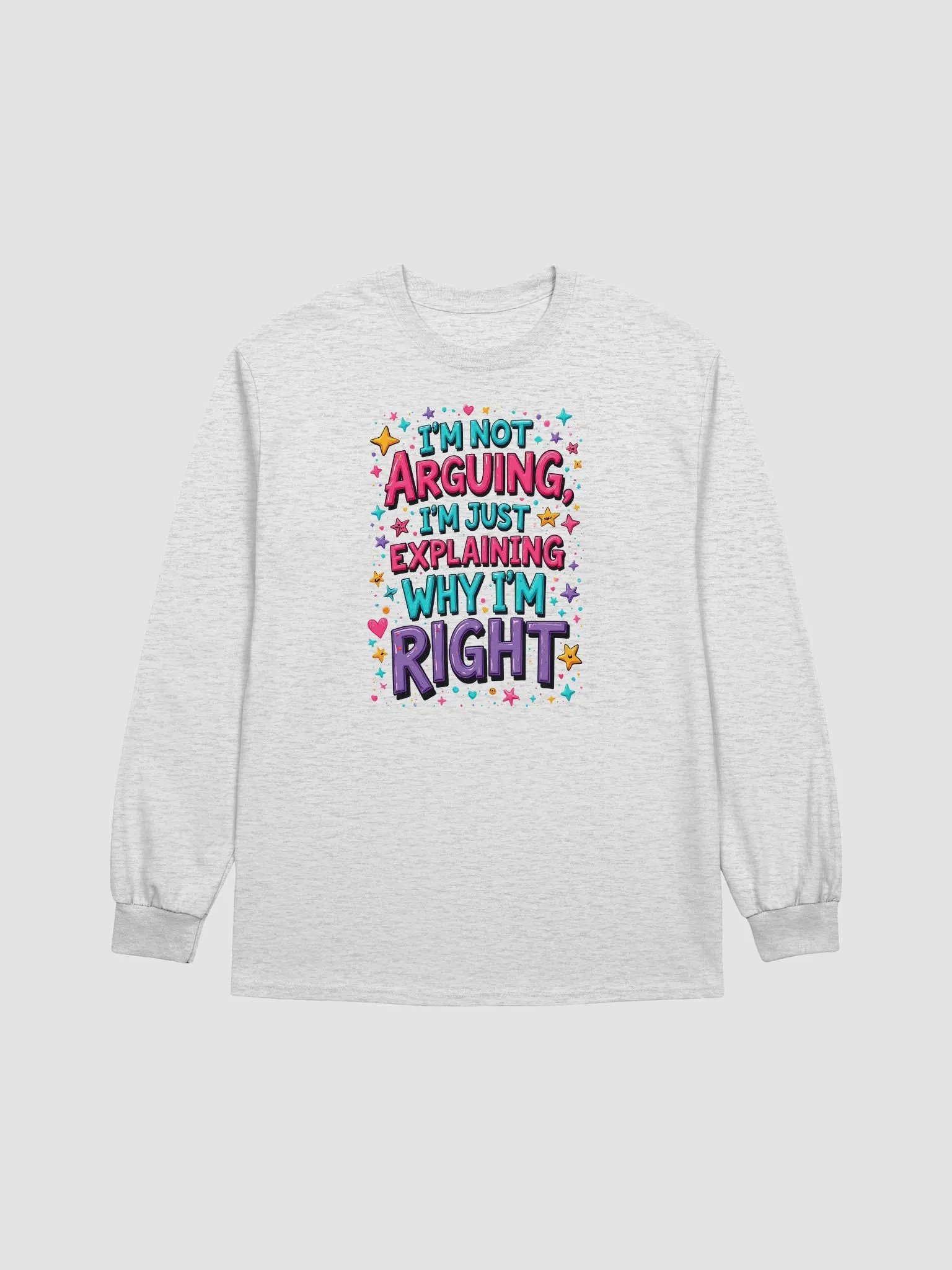 Playful Explanation Long Sleeve Tee product image (2)