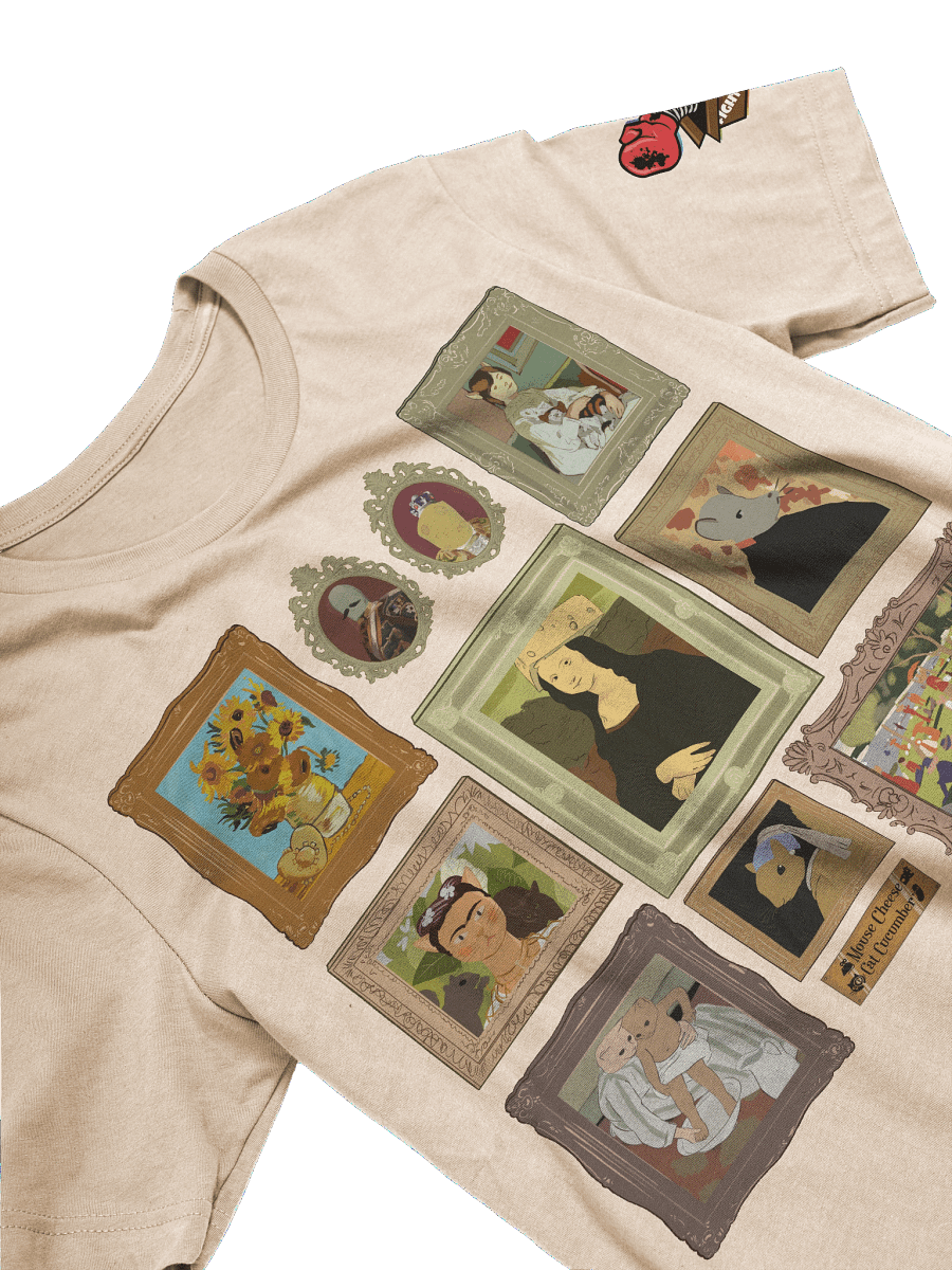Mouseterpieces – Mouse Cheese Cat Cucumber Gallery Tee product image (2)