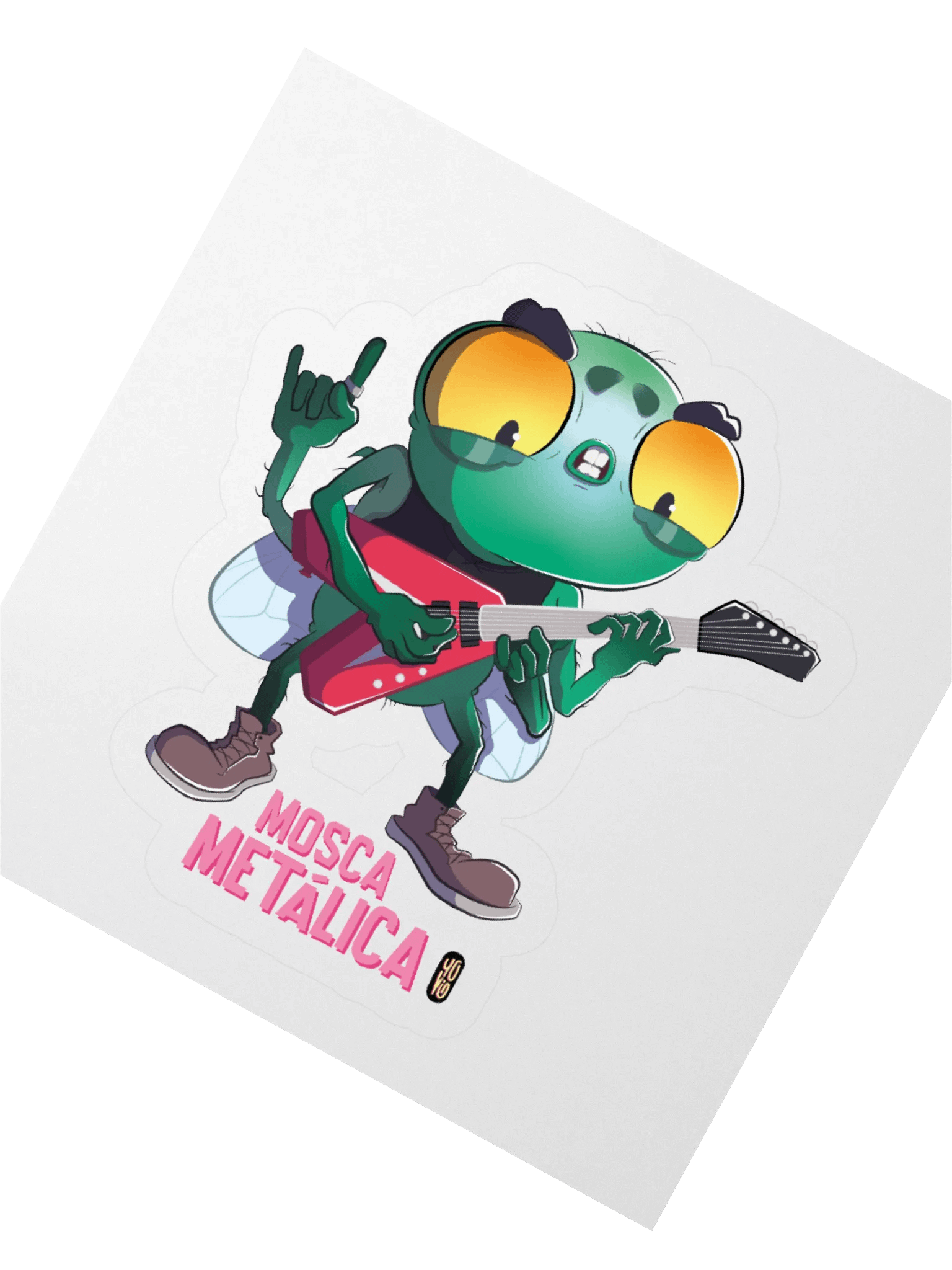 Mosca Metálica - Sticker (Kiss Cut) product image (6)