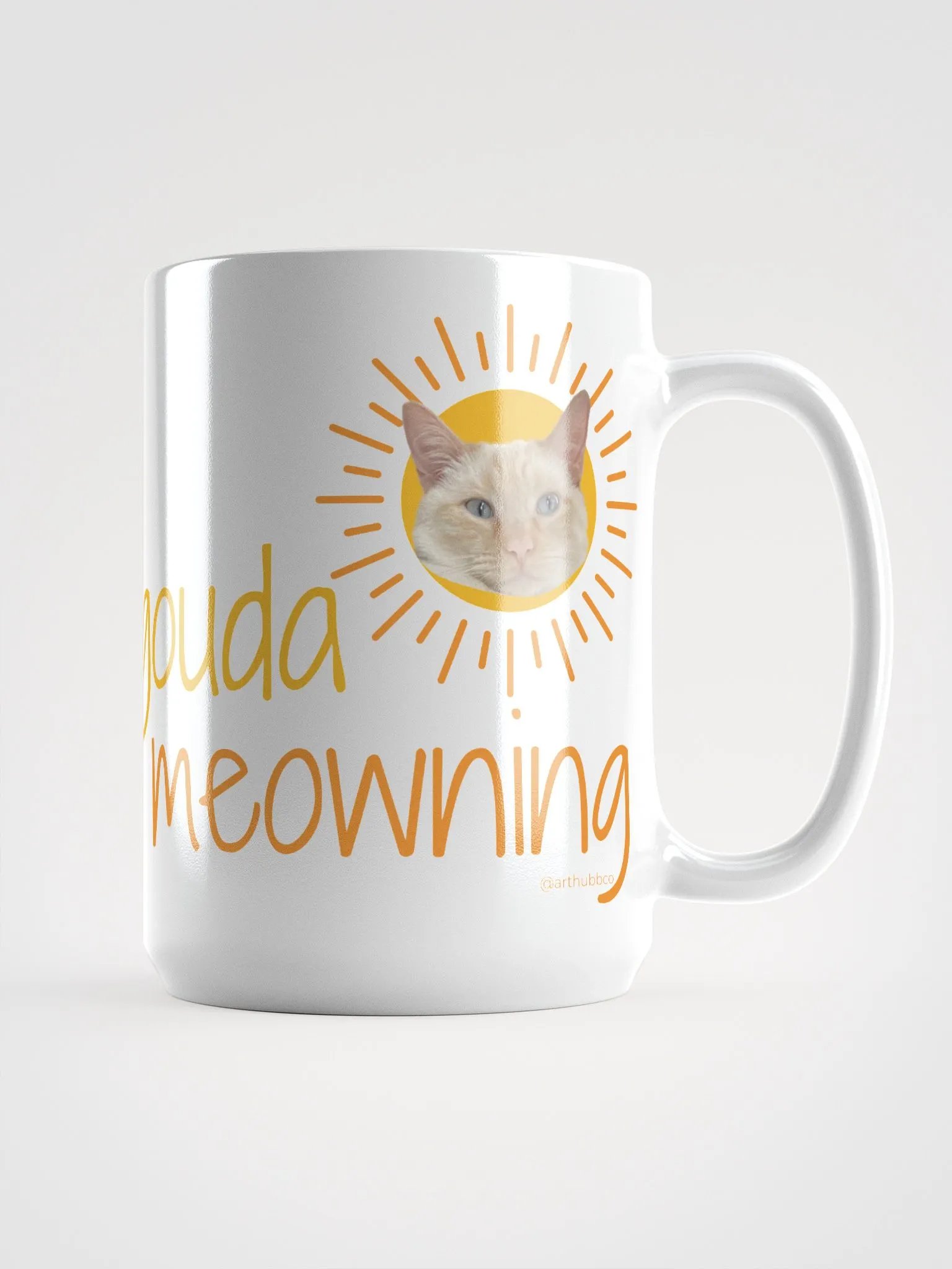 Gouda Meowning Mug (15oz) product image (1)