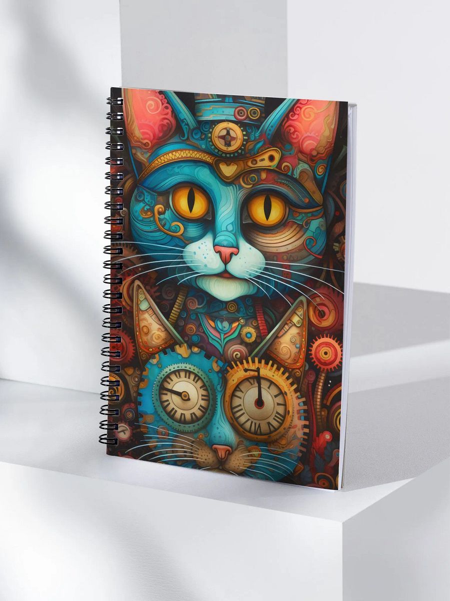 Steampunk Cats Spiral Notebooks product image (4)