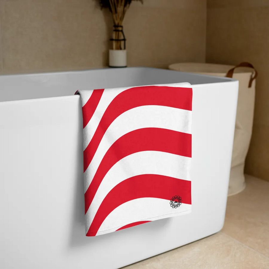 Patriotic Stars & Stripes Sublimated Towel product image (3)