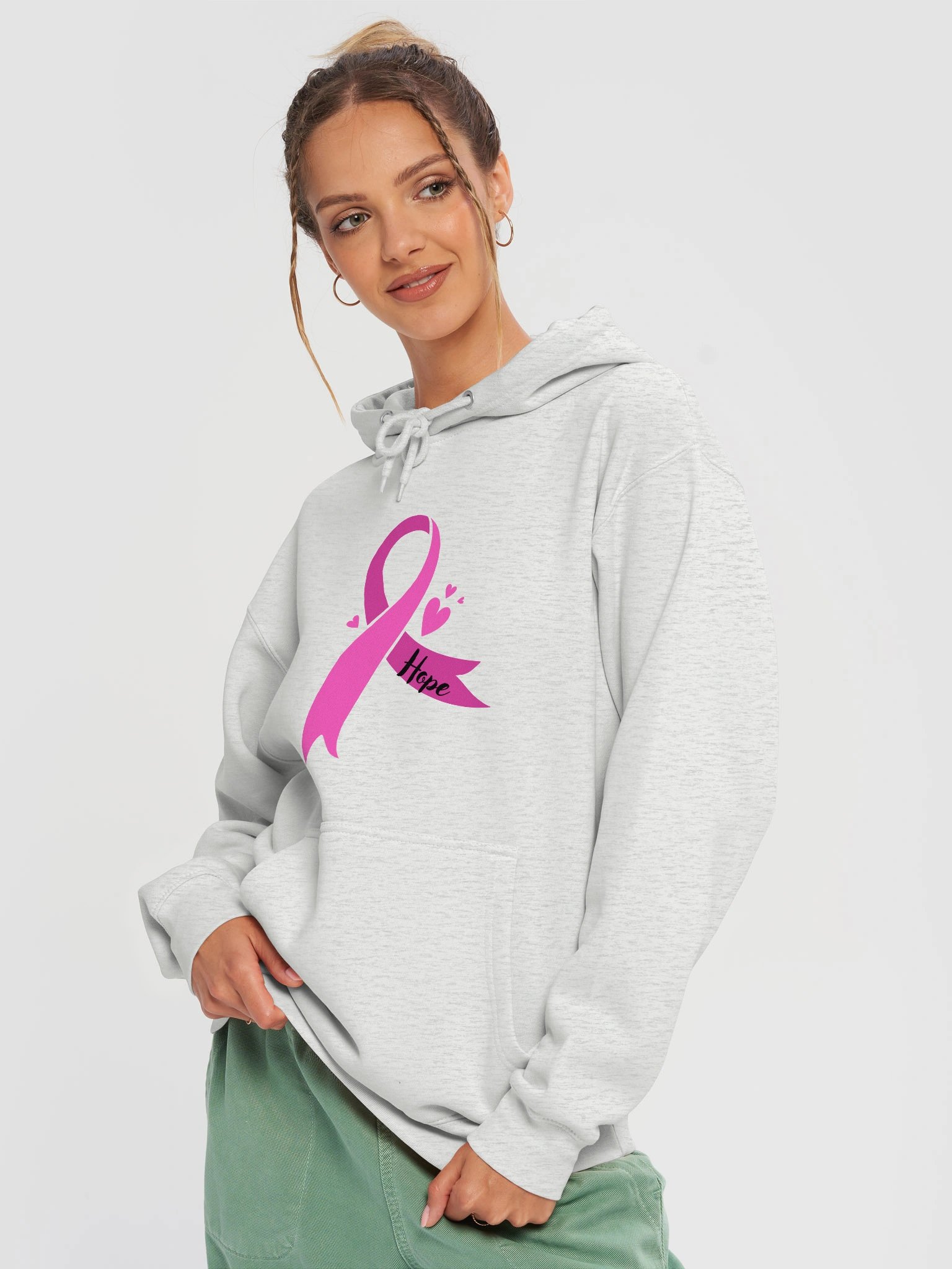 Hope Breast Cancer Awareness Hoodie product image (8)