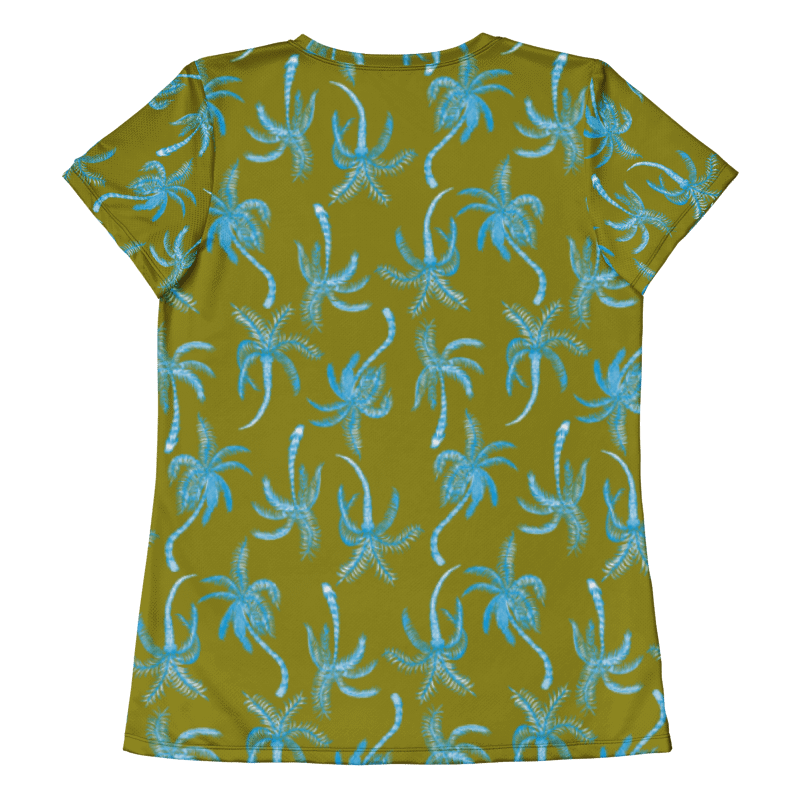 Neon Palmtree | Women's Athletic T-Shirt product image (3)