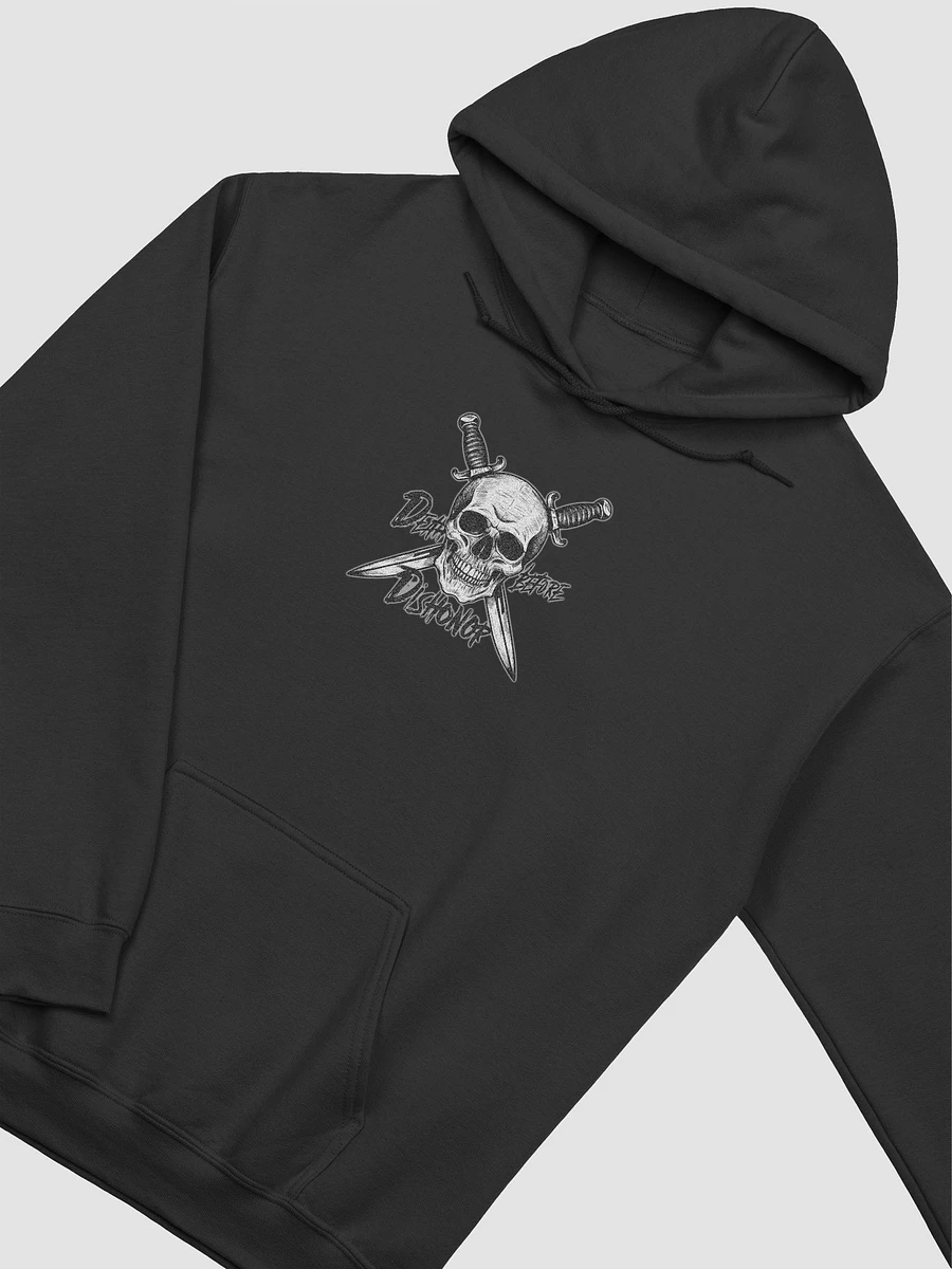 Death Before Dishonor Glow Skull And Blades Hoodie product image (18)