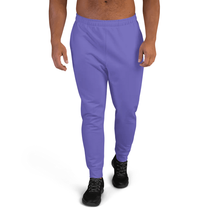 Plain Purple Light Summer Recycled Polyester Premium Men's Joggers by Treasure Pie product image (1)