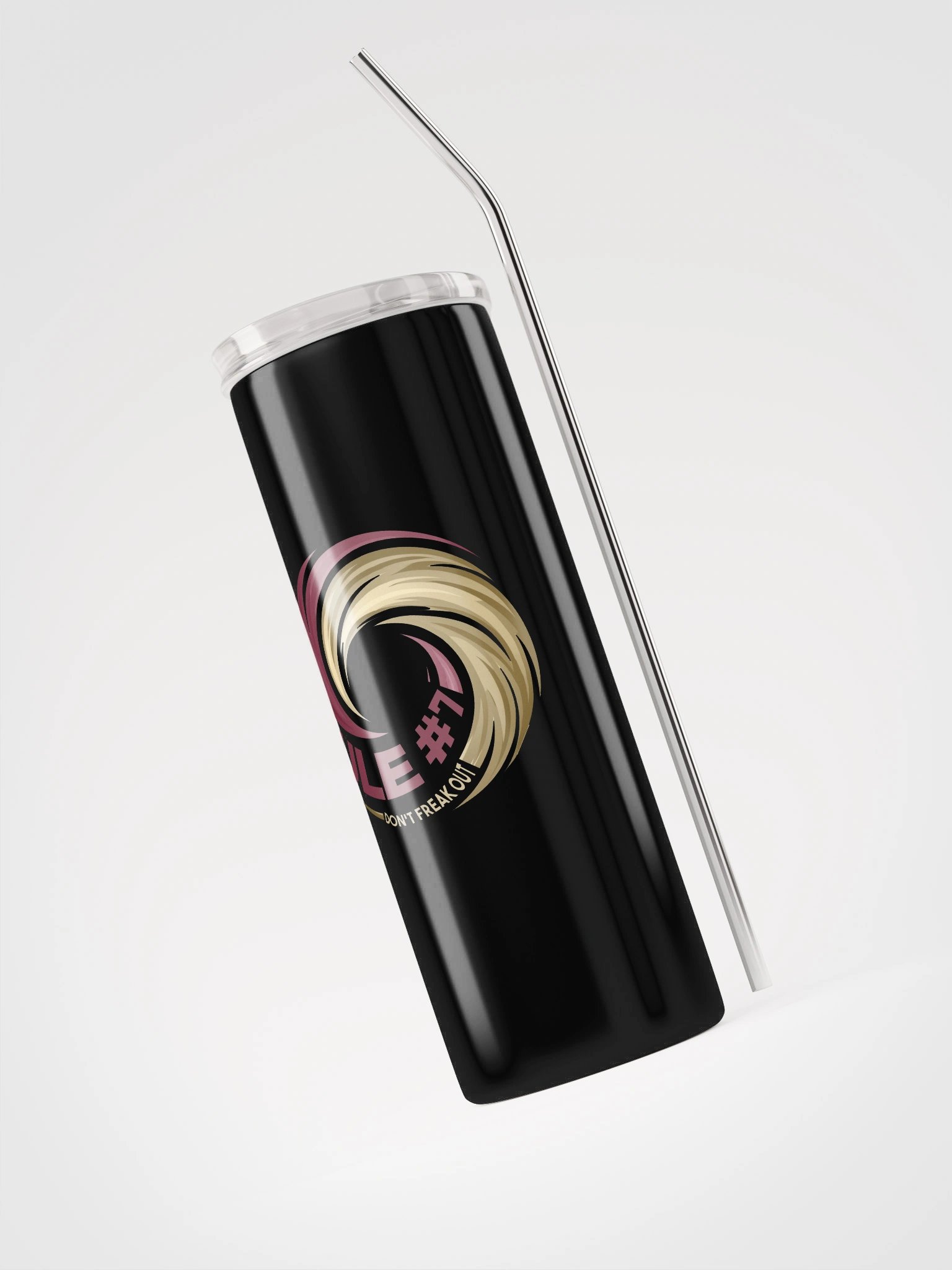 Rule #7 Stainless Steel Tumbler Garnet and Gold product image (5)