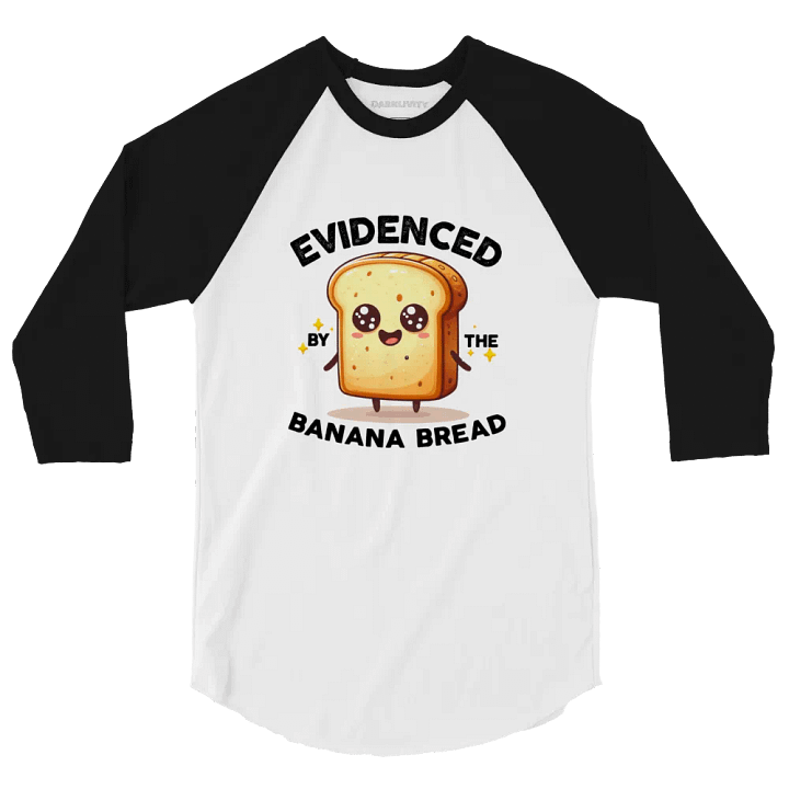 Evidenced by the Banana Bread | Baseball Tee product image (2)