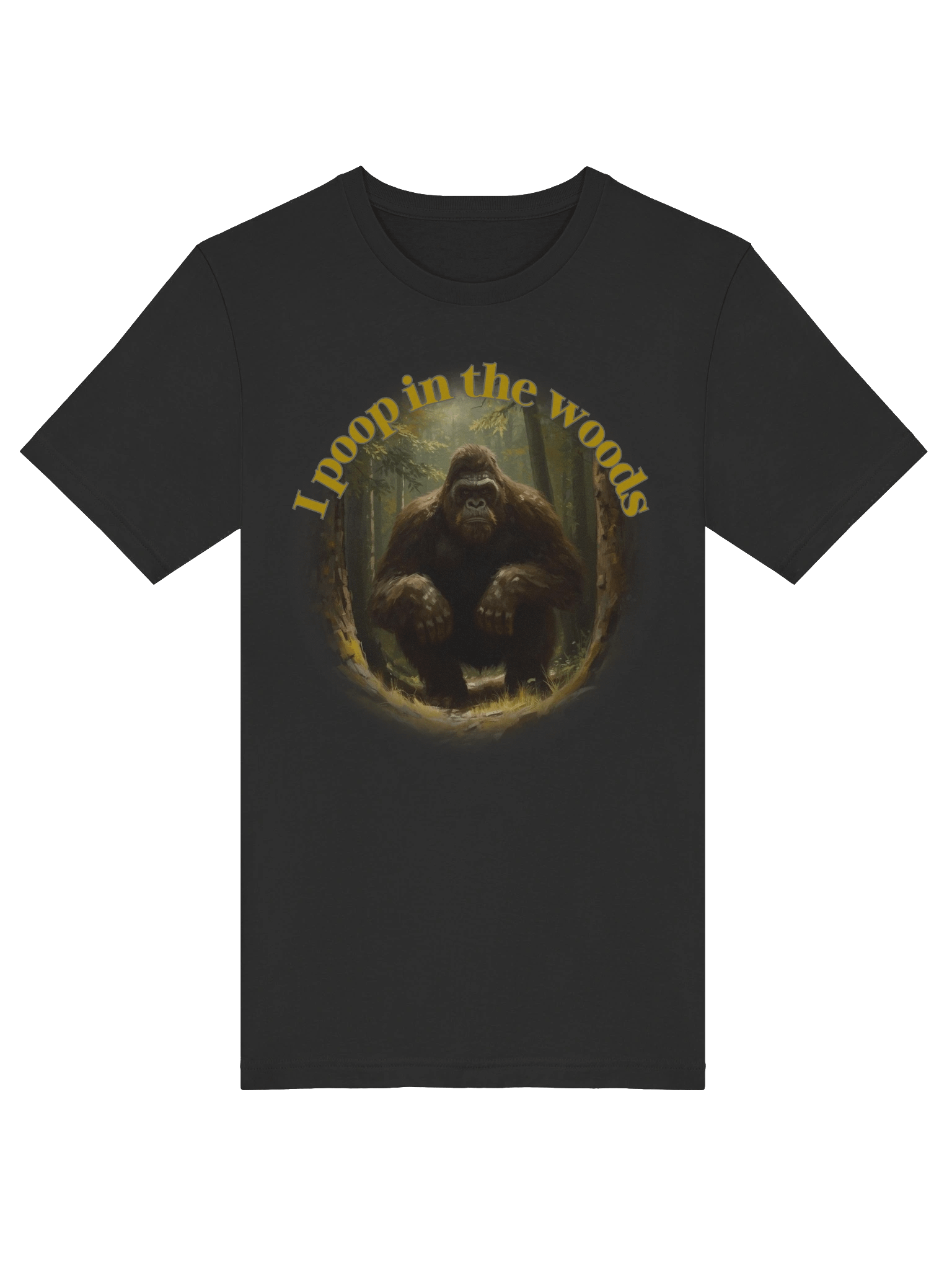 I poop in the woods Printed Bella Canvas Tee product image (30)