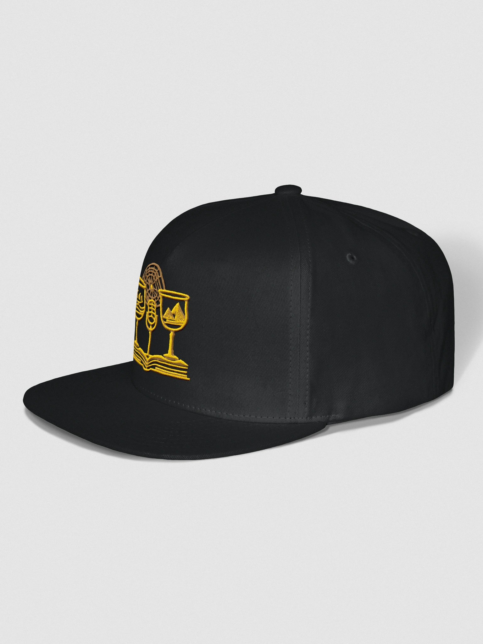 Legends & Libations Snapback Hat Gold Logo product image (2)