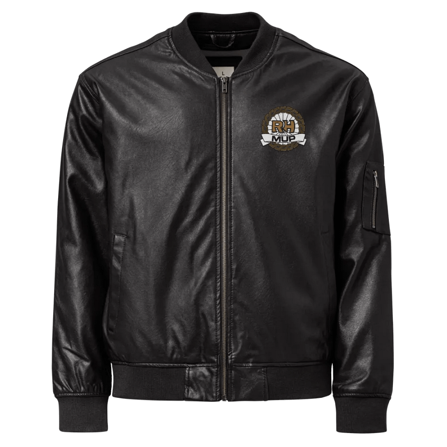 Radiant RH MUP Logo Gold and Black Bomber Jacket product image (1)