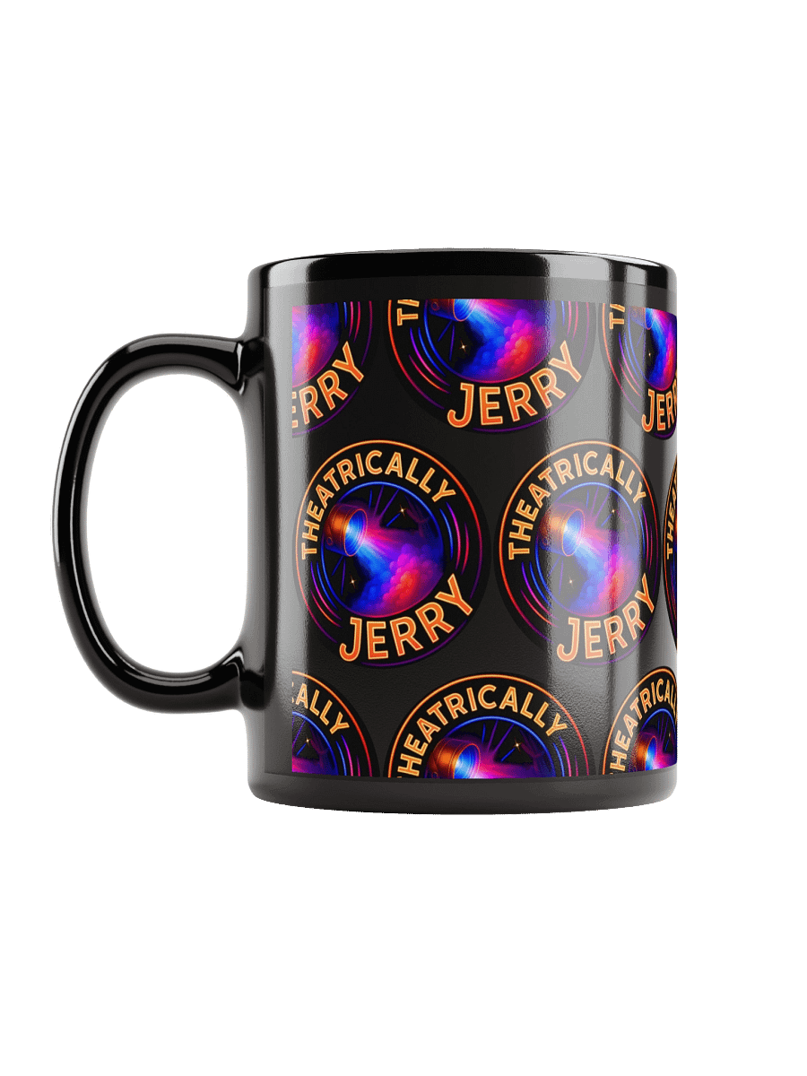 Limited Edition Theatrically Jerry Obsidian Black Coffee Mug product image (12)