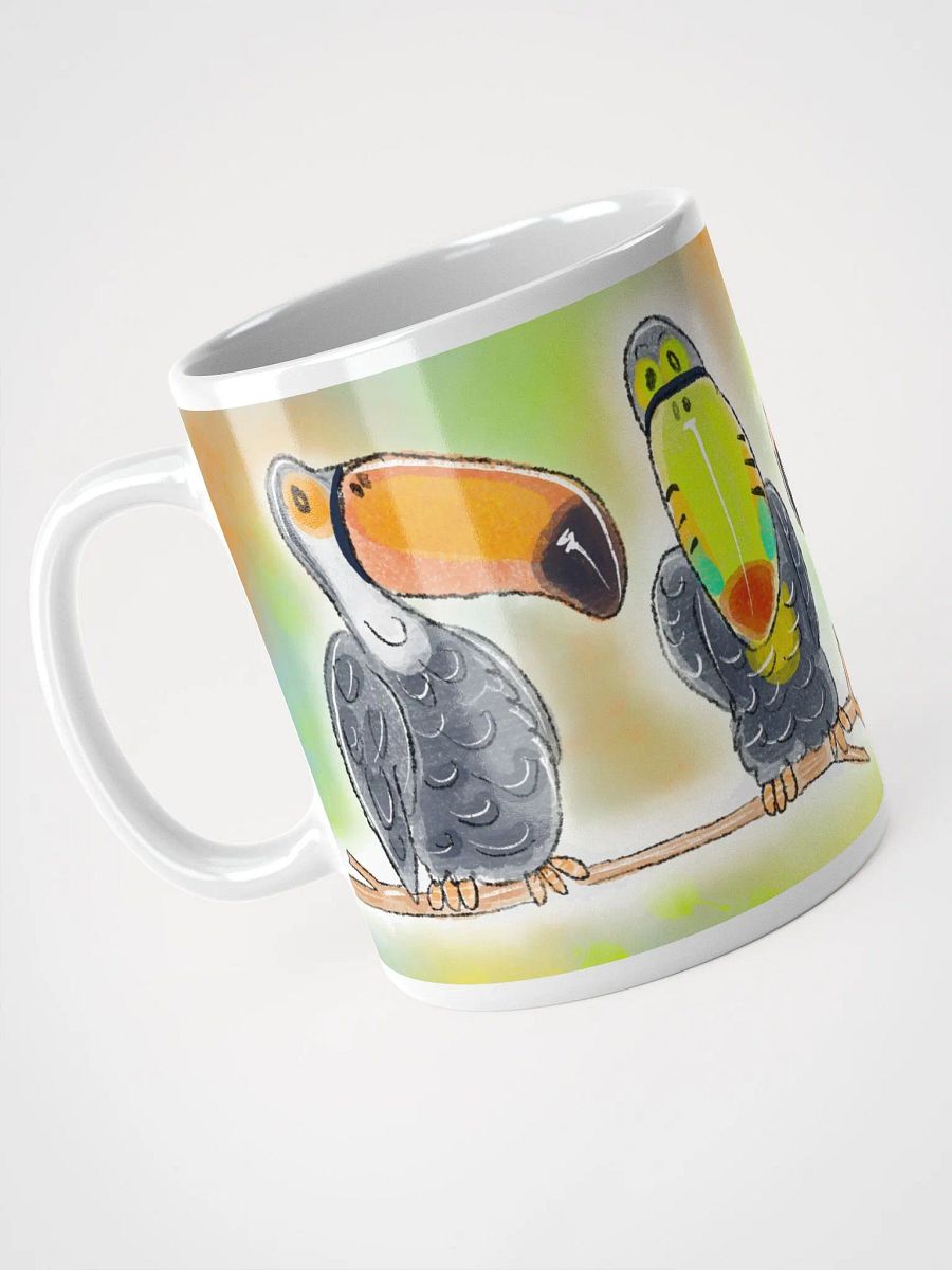 Funny Hand Drawn Cartoon Toucans Mug product image (8)