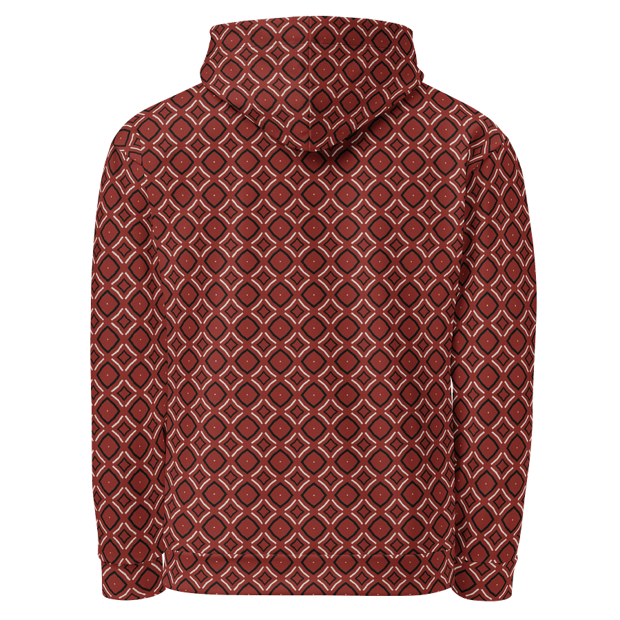 Bumble Delight Geometric Allover Print Hoodie for Men and Women product image (3)