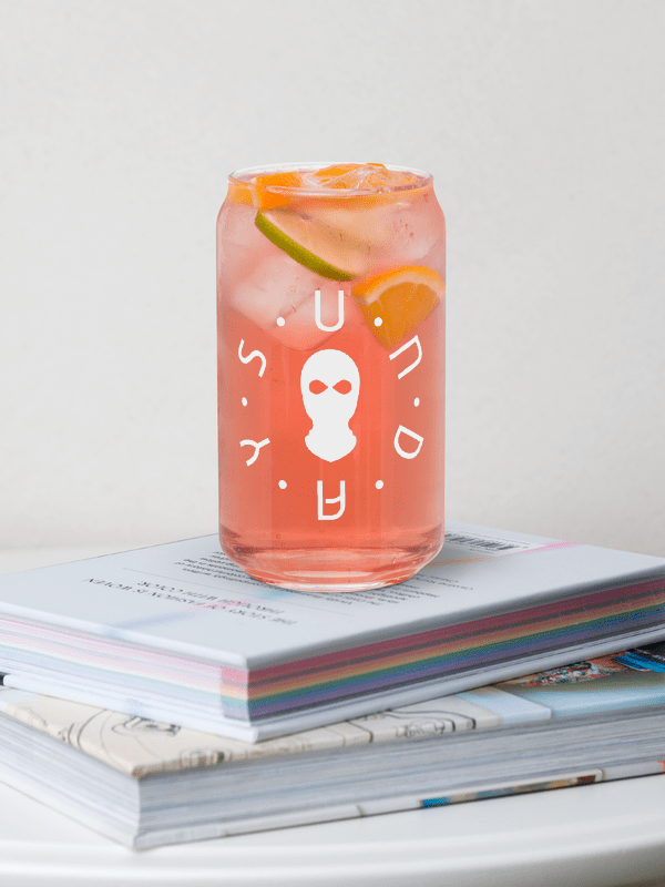 Sunday Logo Can-Shaped Glass product image (1)