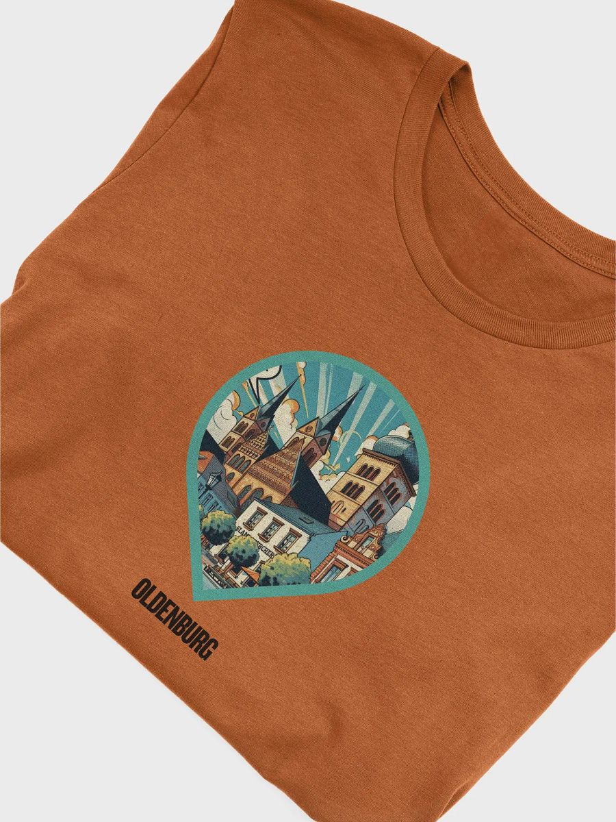 Bella+Canvas Supersoft T-Shirt | AI Design Oldenburg city product image (6)