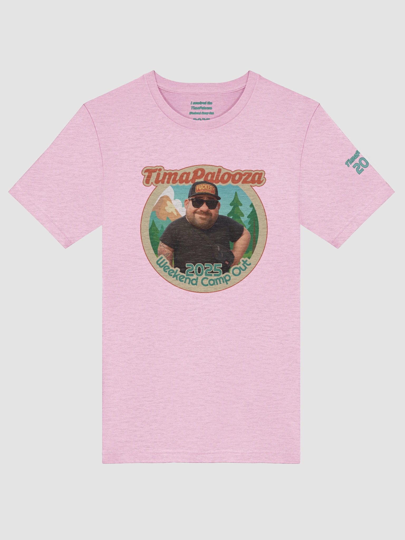 Unisex t-shirt with TimaPalooza (light colours) product image (47)
