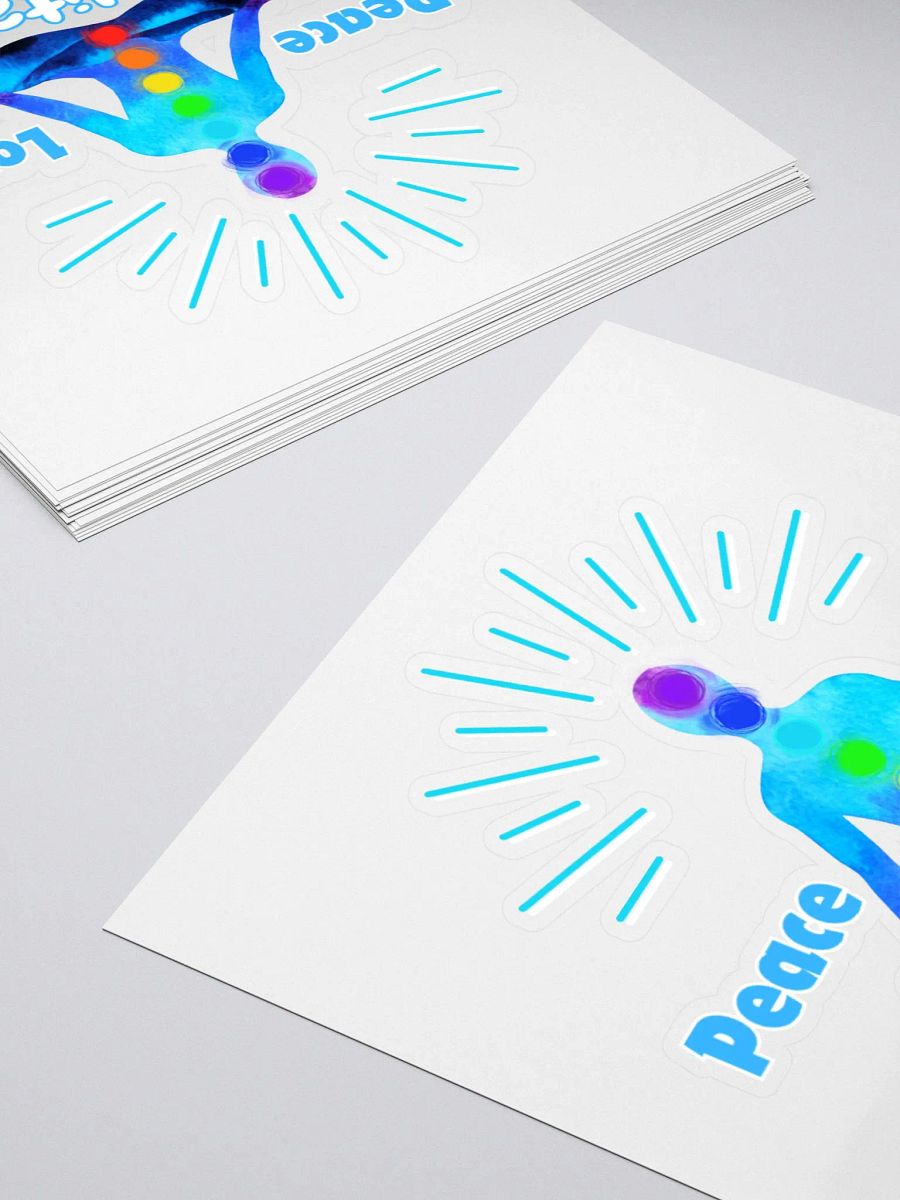 Peace Love Meditate Sticker product image (4)