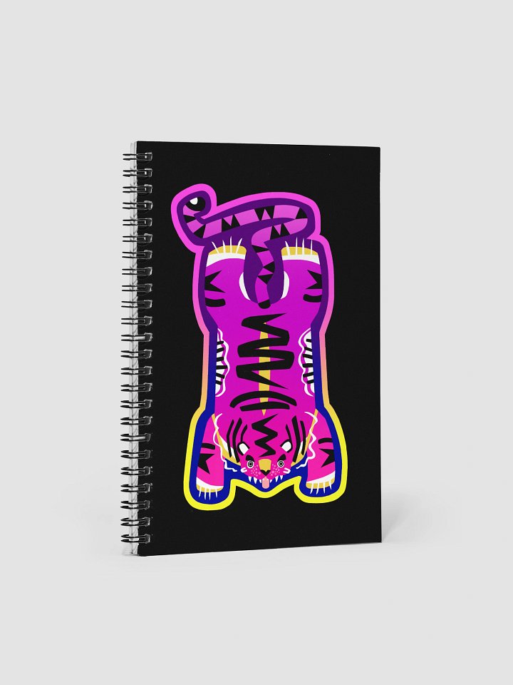 Spiral Pink Electric Tiger Notebook product image (1)