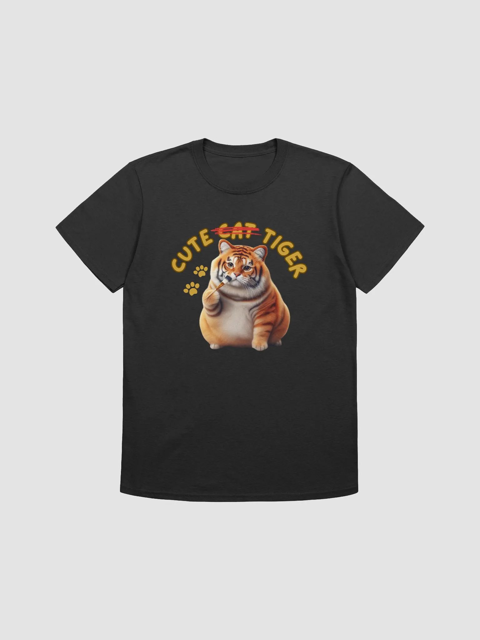 'Cute Not Cat But Tiger' Unisex T-Shirt 🐱🐯😄 product image (8)