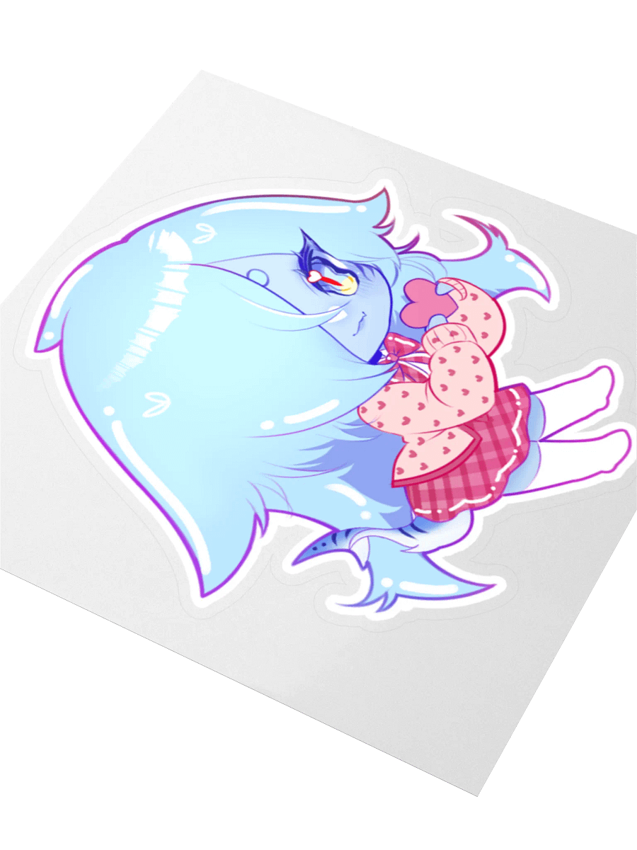 Shark Love Sticker product image (6)