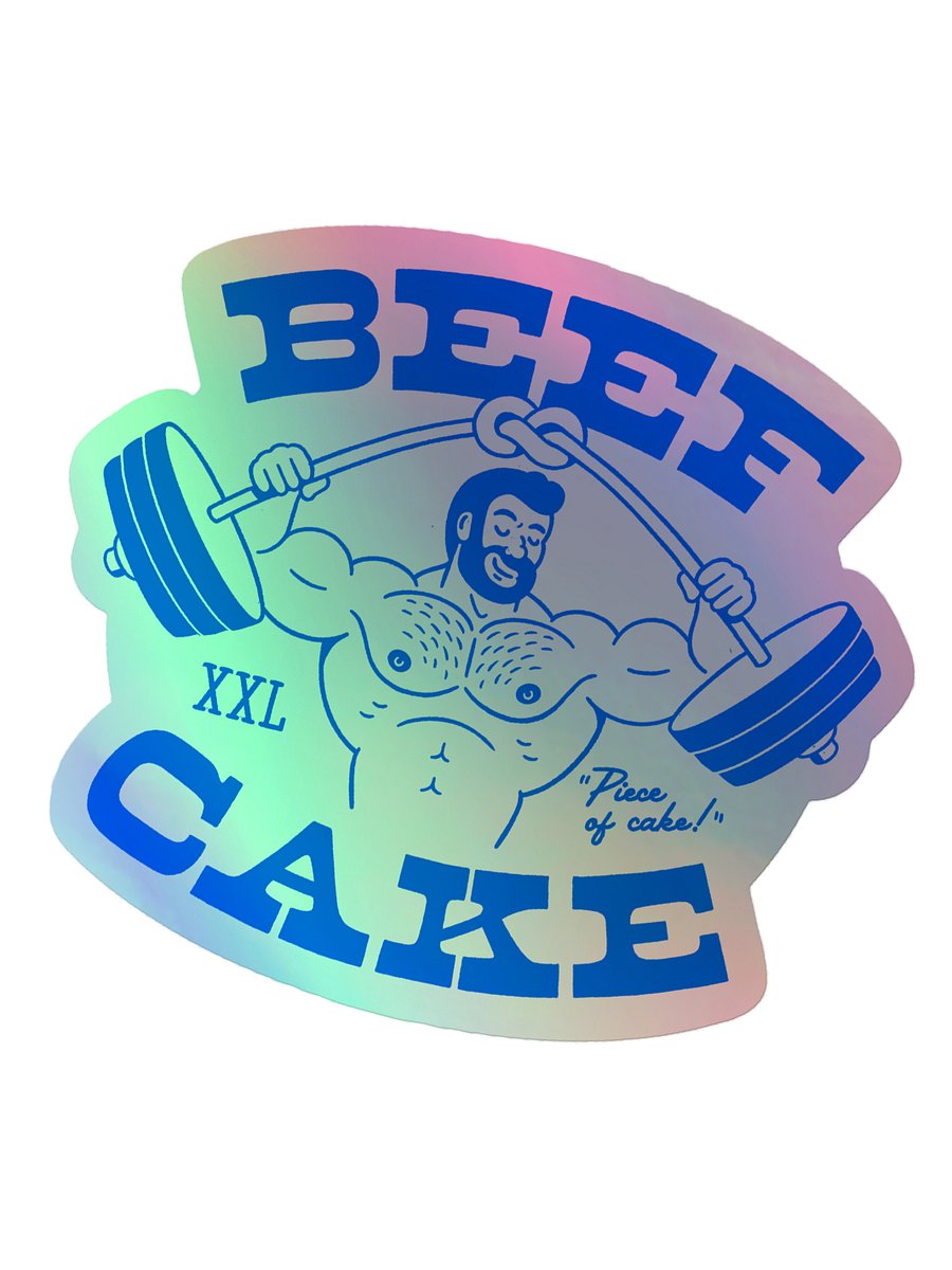 BEEFCAKE Athletics Holographic Sticker product image (2)