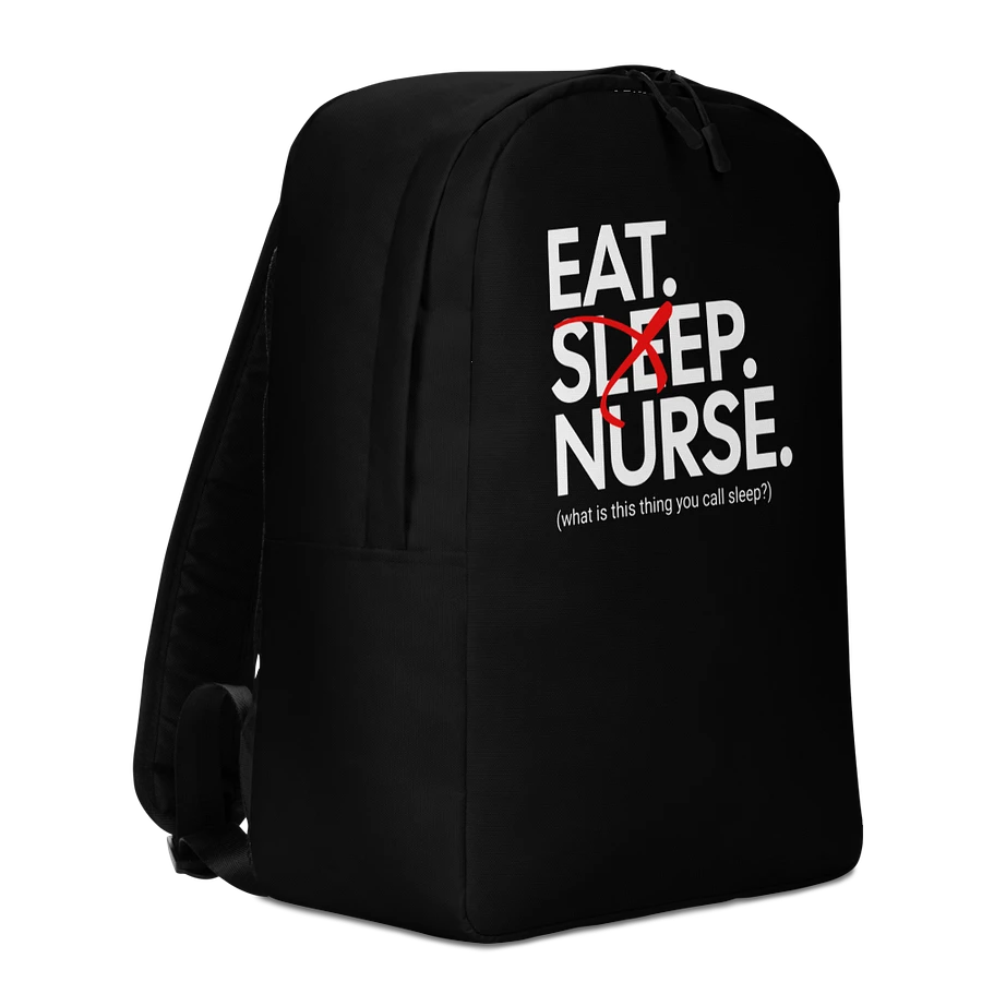 Eat Sleep Nurse Backpack (Large/Black) product image (5)