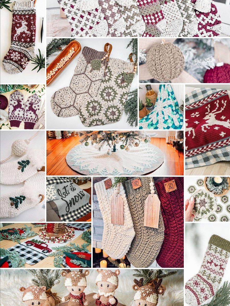 Limited Edition Stitch the Season Holiday Pattern Library, 55+ Crochet Christmas Patterns. Limited Time product image (4)