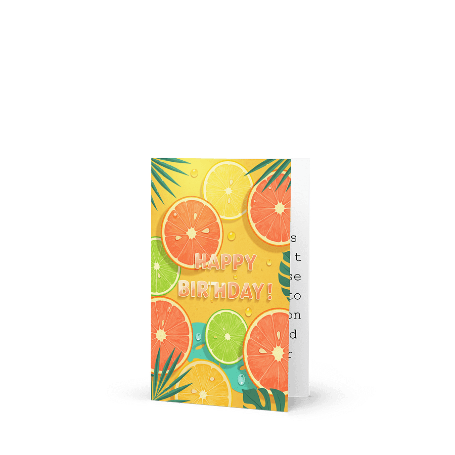 Birthday card - General tone product image (1)