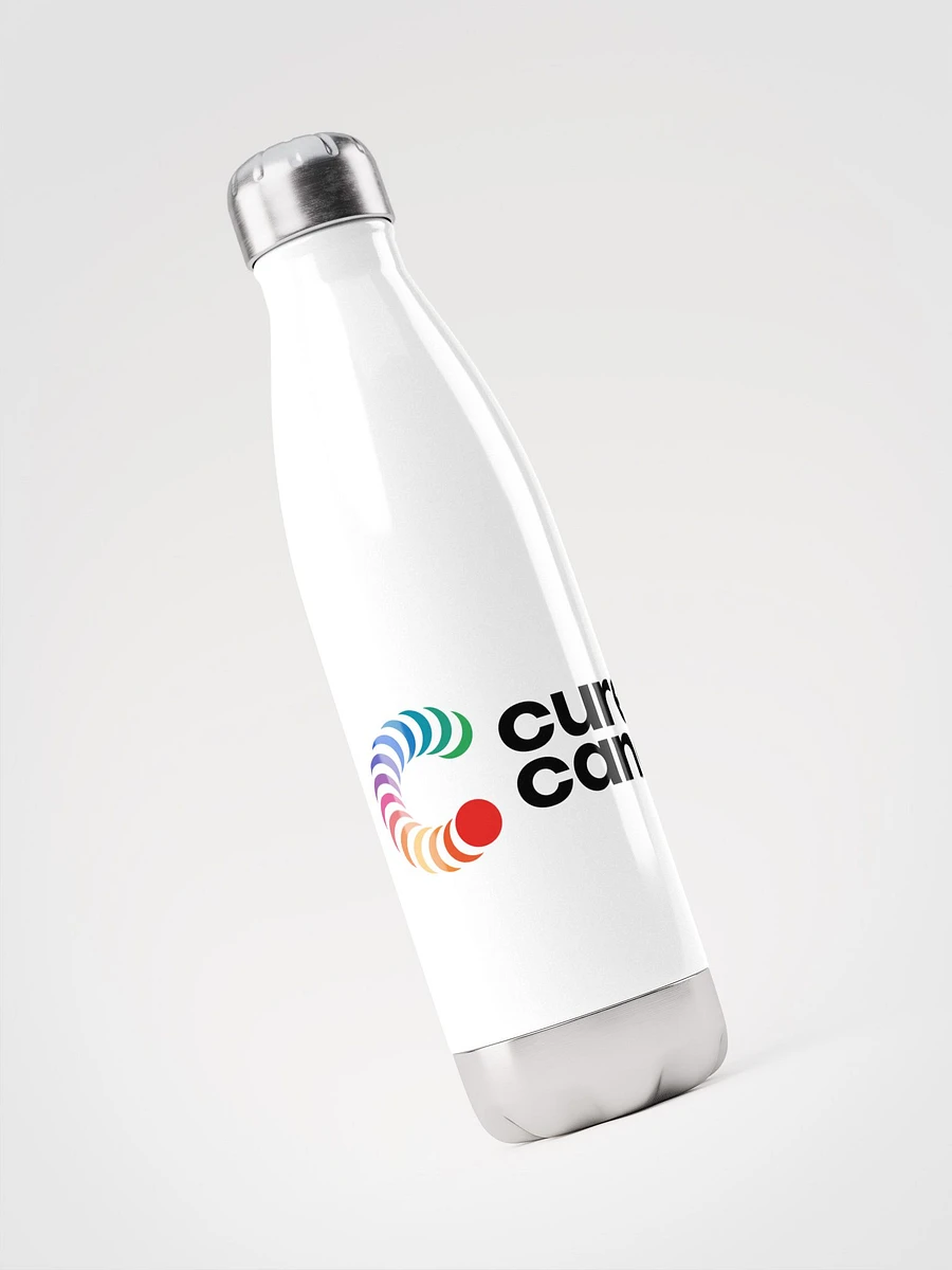 Cure Cancer | Logo Drink Bottle - White product image (3)