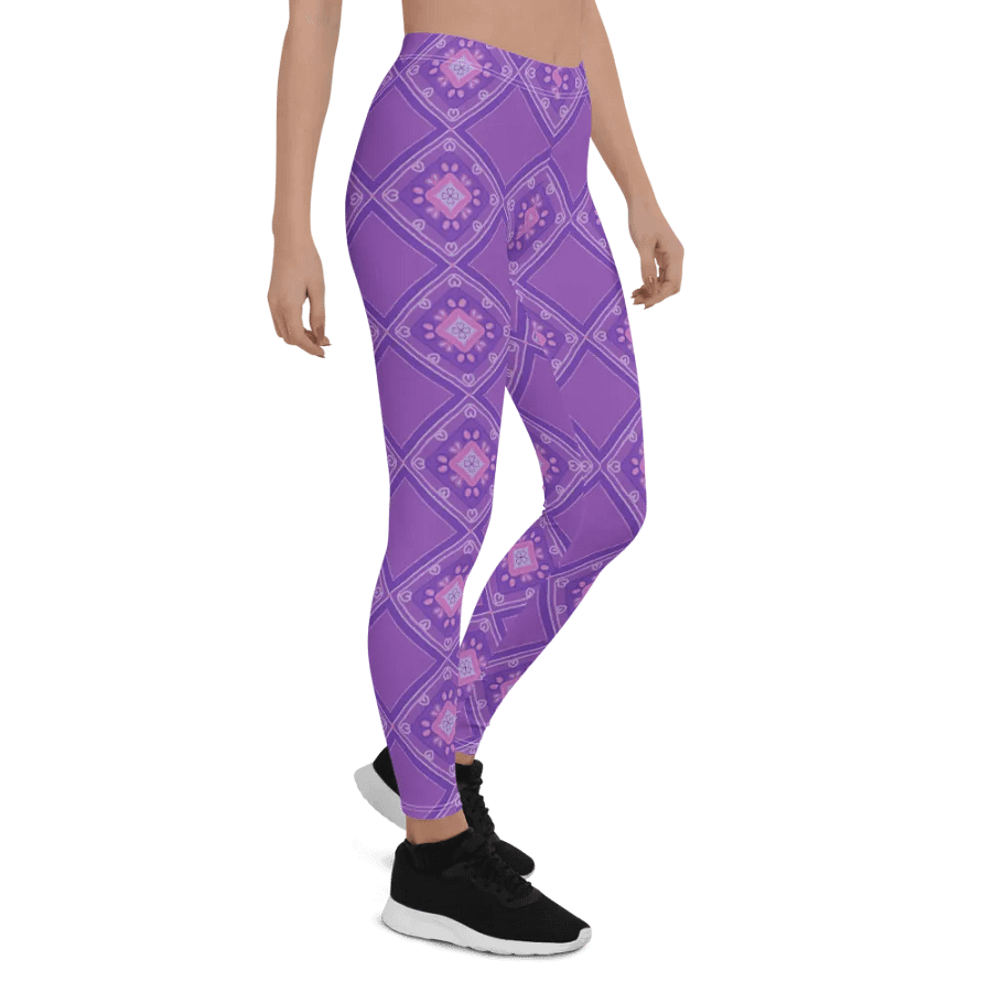 Lilac Pattern Leggings product image (7)