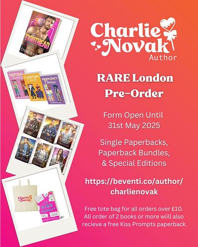 Reminder: RARE London Pre-Order 💖

Just a reminder that my pre-order for RARE London closes on 31st May!

You can order indiv...