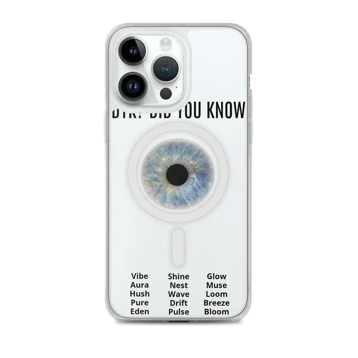 Earth Day - Did You Know? DYK MagSafe® Clear iPhone® Case product image (2)