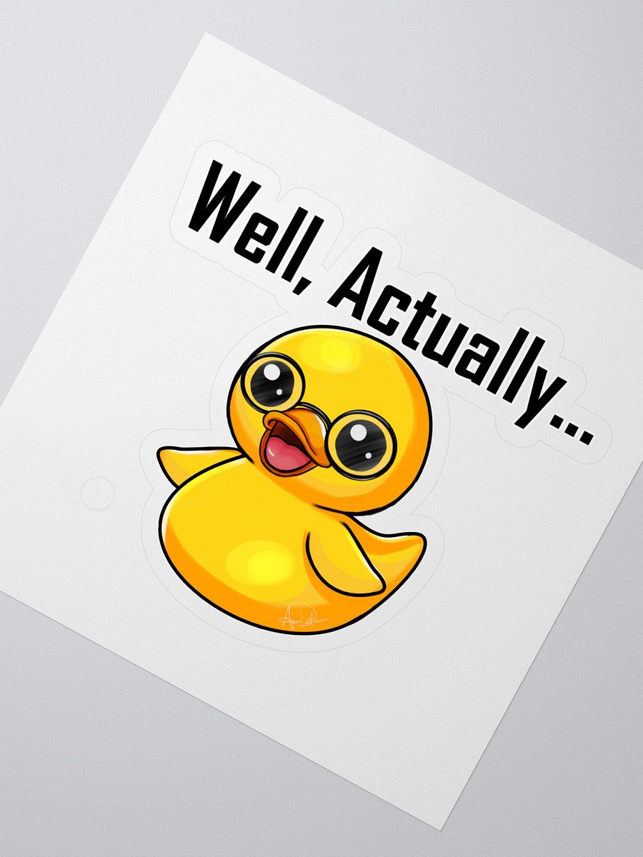 Well, Actually... Quirky Kiss Cut Stickers product image (2)