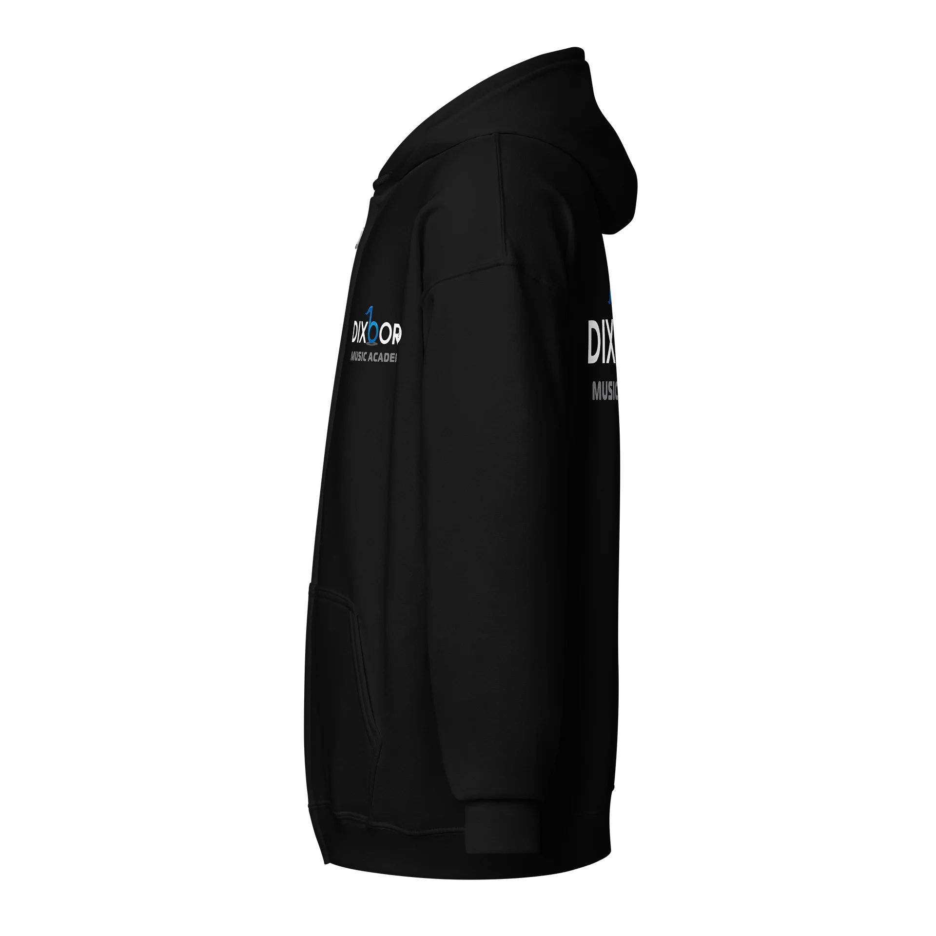 Dixboro Music Academy Zip-Up Hoodie – Black product image (7)