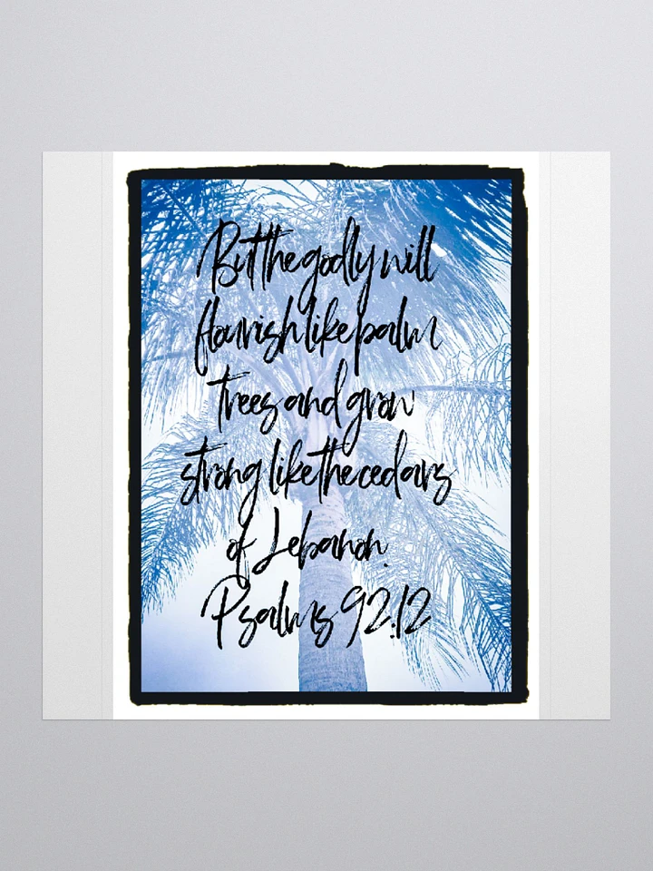 Psalm 92:12 Sticker product image (2)