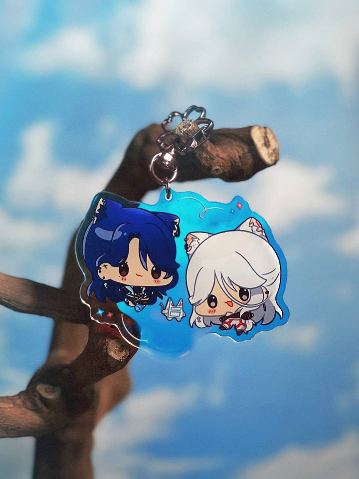 Twirlin Duo Keychain product image (1)