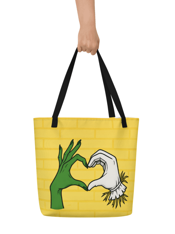 Broadway Tote Bag – Fiyeraba Heart Hands Art – Wicked Romance Gift product image (1)