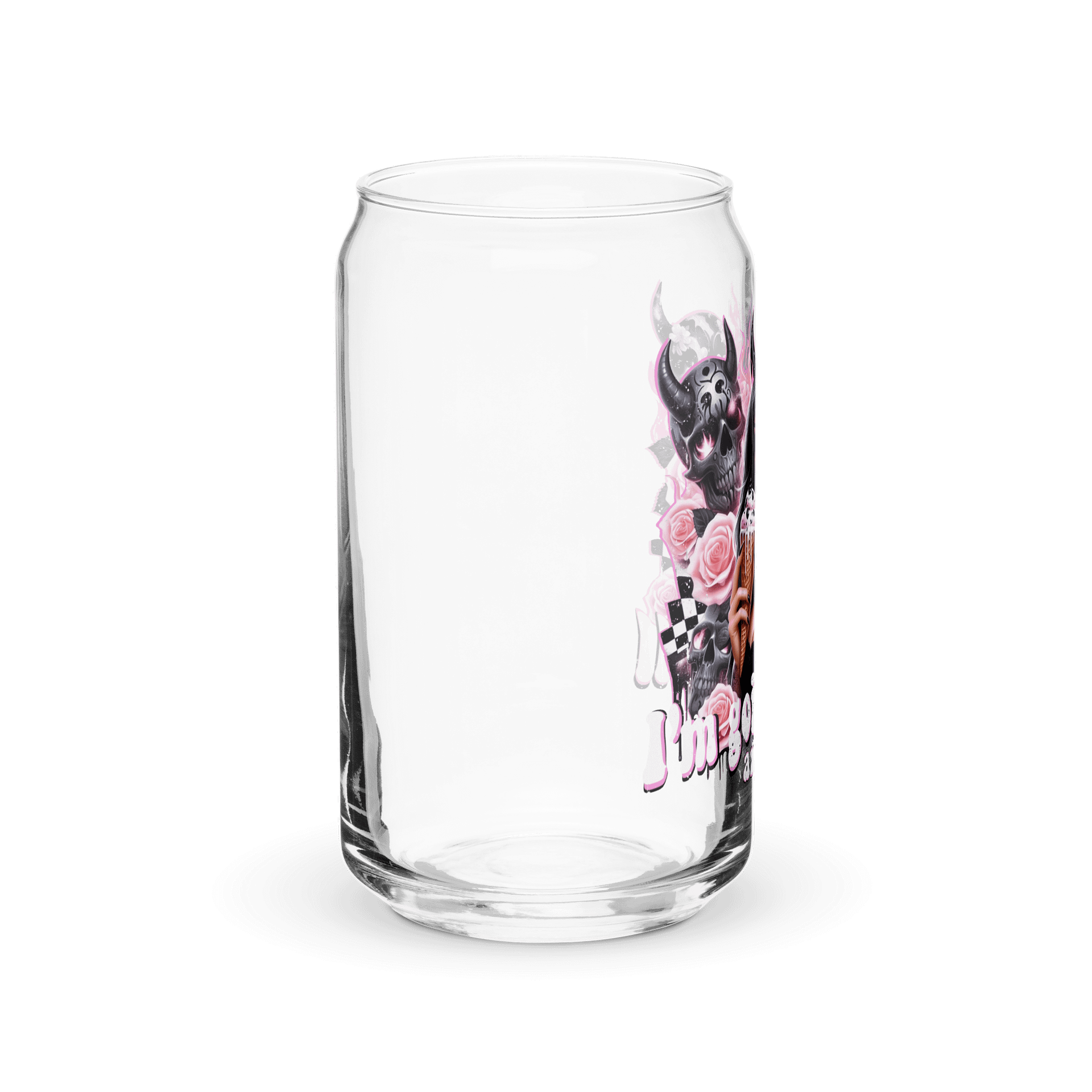 Gothic Devil Horns Can-Shaped Glass product image (8)