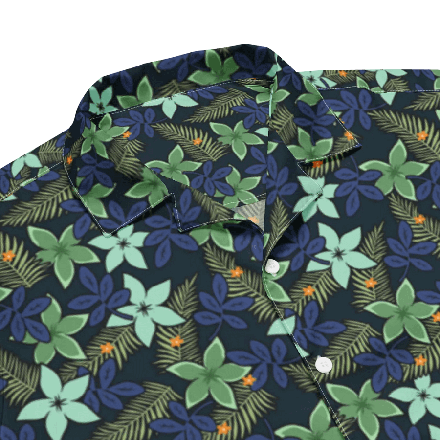 Midnight Tropical Floral Hawaiian Shirt product image (5)