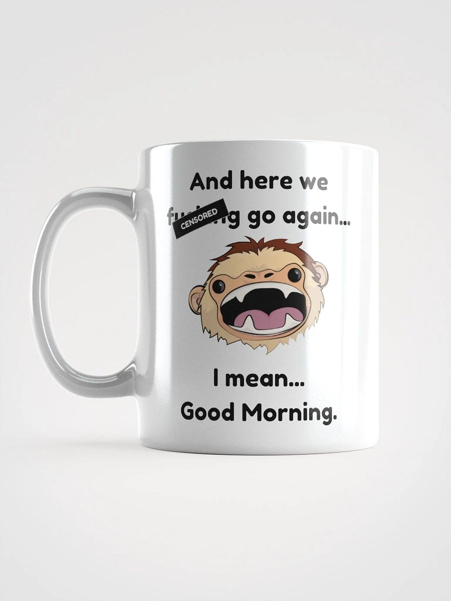 CENSORED (Black Bar) Here we f-king go again... White Mug product image (6)