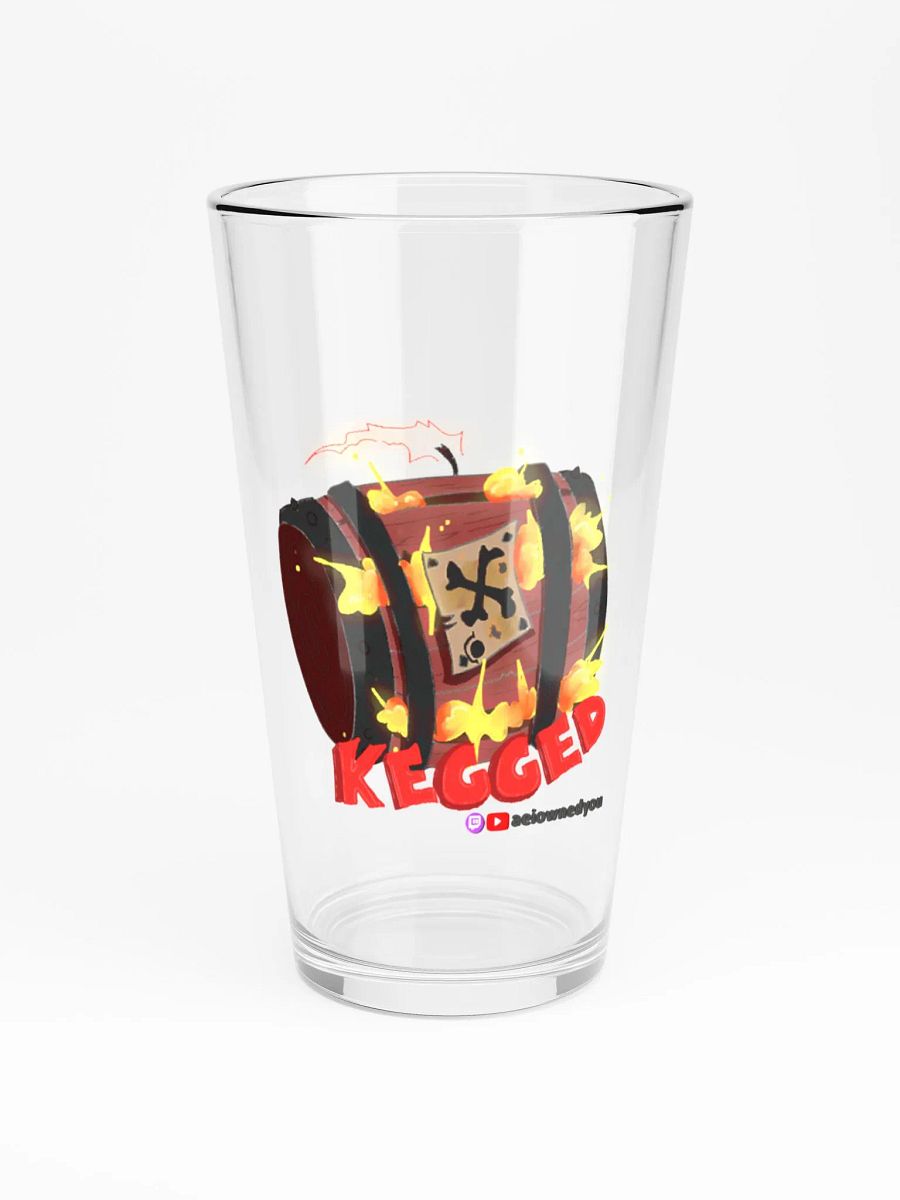 Kegged Pint Bar Glass product image (3)
