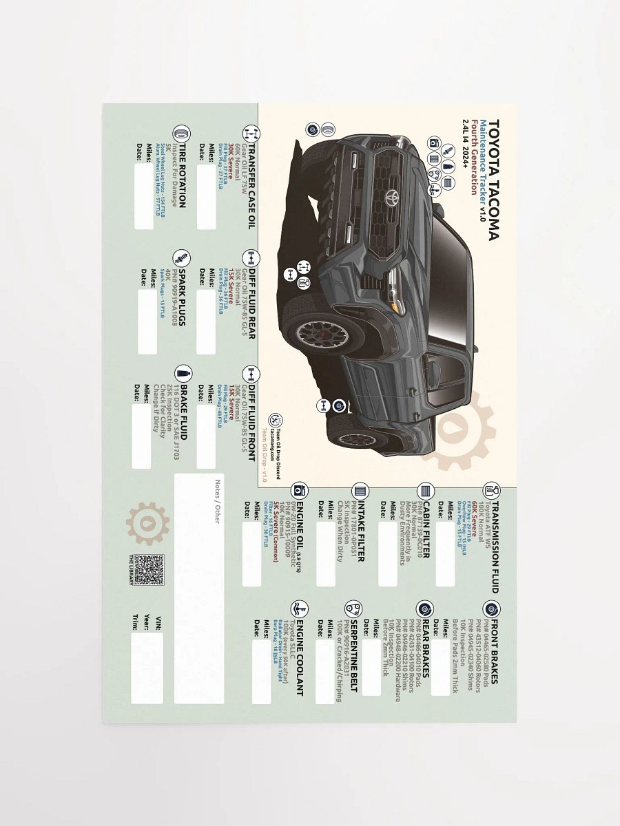 4TH GEN MAINTENANCE TRACKER V1.0 - Underground product image (5)
